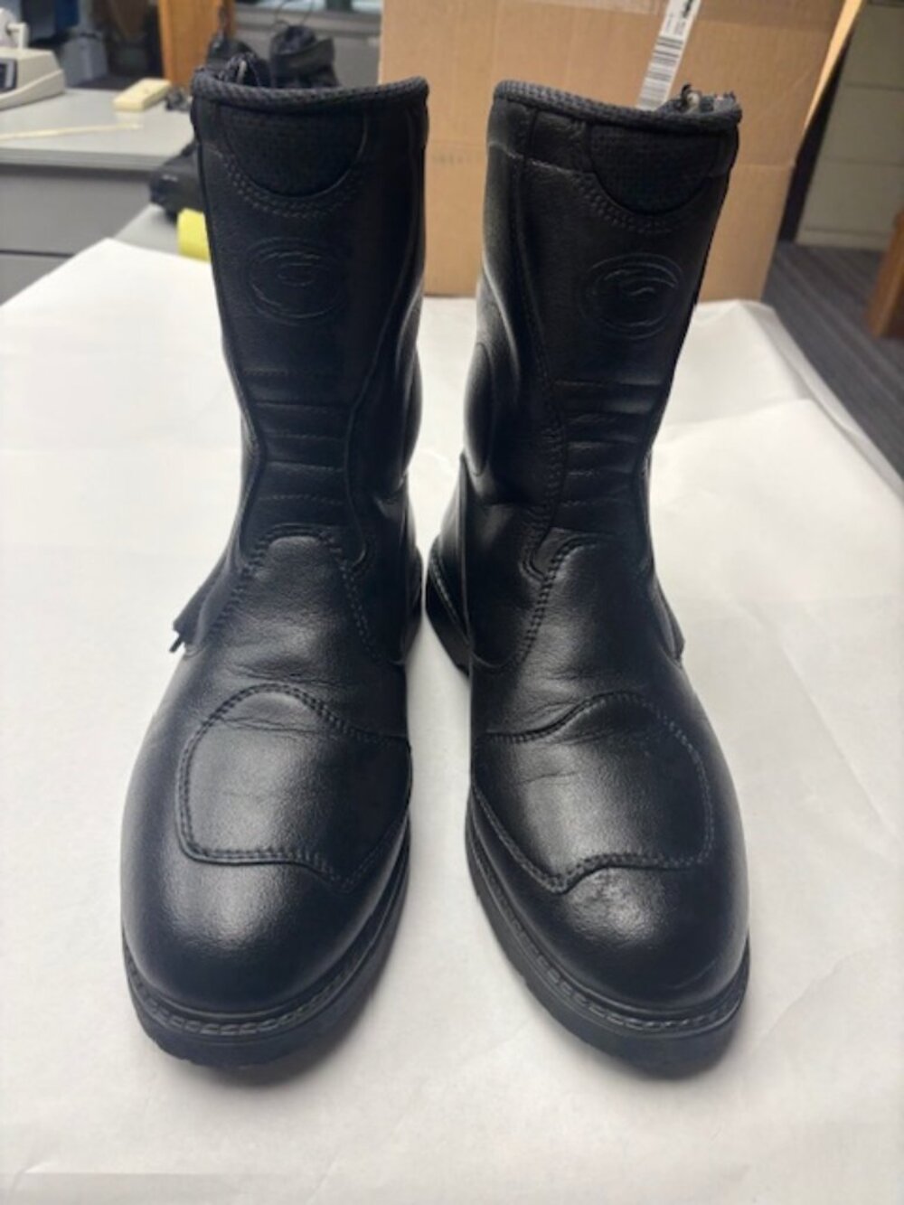 SIDI Adventure Touring Motorcycle Boots Black Mens US Size 10